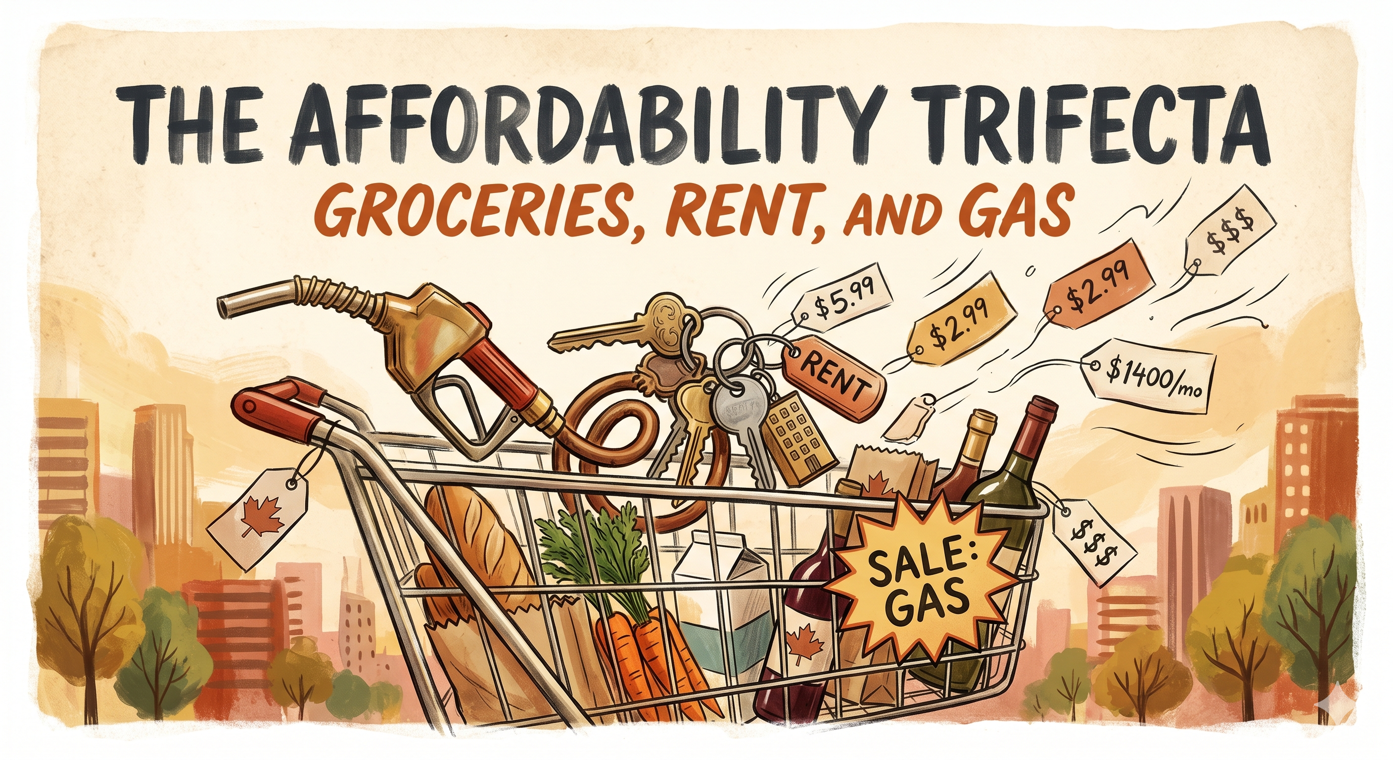 Groceries, Rent, and Gas: The Affordability Trifecta