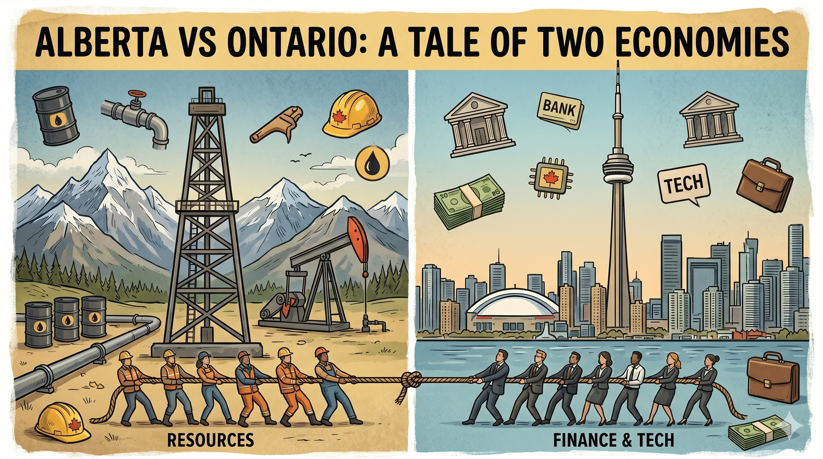 Alberta vs Ontario: A Tale of Two Economies