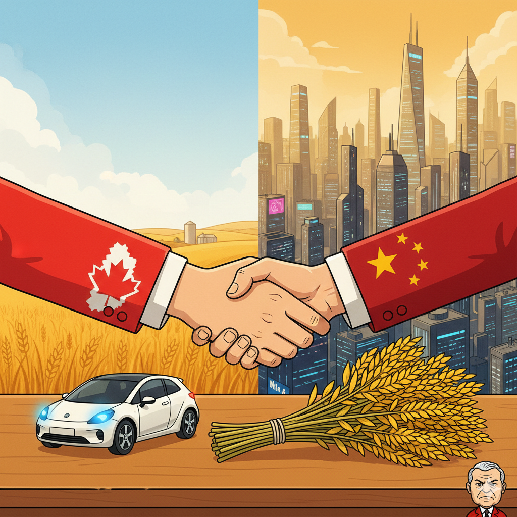 Canada's China EV Deal: Cheap Cars for Canola, and Everyone's Mad About It