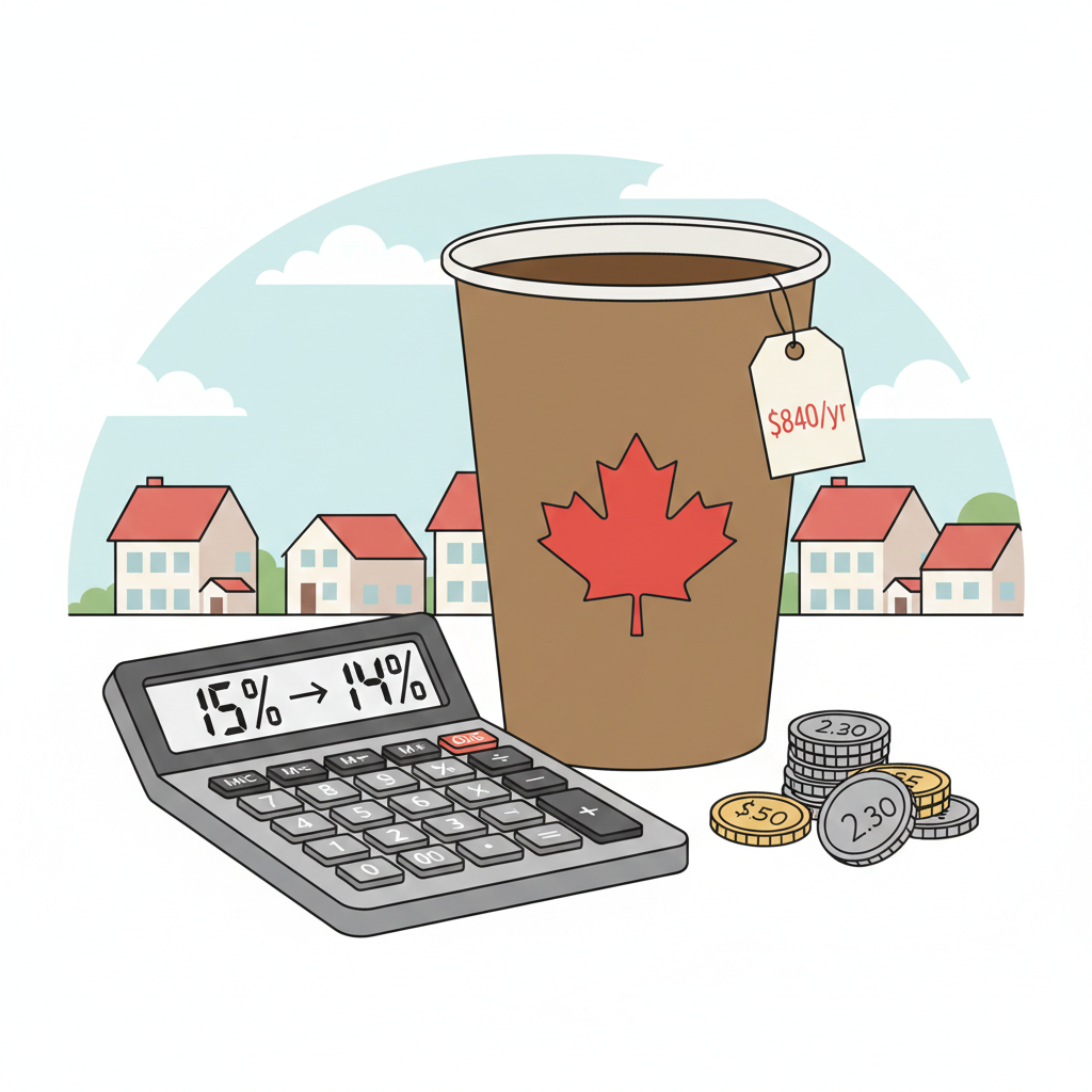 14% Is the New 15%: The Tax Cut That Buys You a Coffee a Day